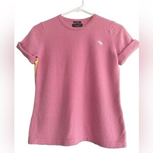 Abercrombie & Fitch Short Sleeve Cashmere Sweater